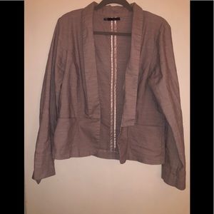 Purple Blazer with Pockets XL